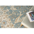 Claremont Oushak Hand-Tufted New Zealand Wool Ivory/Light Blue 14'x18' Area Rug