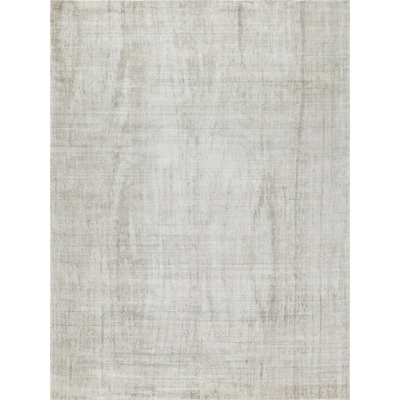 Cloud Handloomed Wool/Bamboo Silk Ivory/Beige 4'x6' Area Rug
