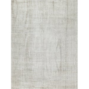 Cloud Handloomed Wool/Bamboo Silk Ivory/Beige 4'x6' Area Rug