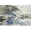 Cosmo Hand-Knotted Wool/Bamboo Silk Silver/Blue/Ivory 14'x18' Area Rug