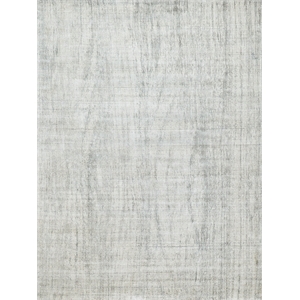 Cloud Handloomed Wool/Bamboo Silk Ivory/Silver 4'x6' Area Rug