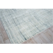 Cloud Handloomed Wool/Bamboo Silk Ivory/Blue 4'x6' Area Rug