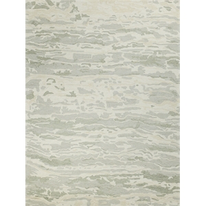 Cortero Hand-Tufted New Zealand Wool Sage/Ivory 6'x9' Area Rug