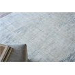 Cloud Handloomed Wool/Bamboo Silk Ivory/Blue 6'x9' Area Rug
