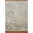 Cosmo Hand-Knotted Wool/Bamboo Silk Silver/Gray 12'x15' Area Rug