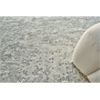 Cosmo Hand-Knotted Wool/Bamboo Silk Silver/Gray 12'x15' Area Rug