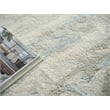 Cortero Hand-Tufted New Zealand Wool Light Blue/Ivory 4'x6' Area Rug