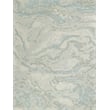 Cortero Hand-Tufted New Zealand Wool Light Blue/Ivory 6'x9' Area Rug
