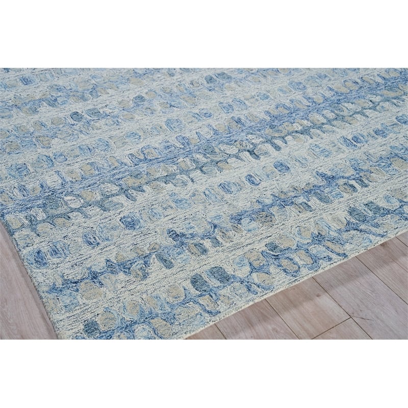 Colorplay Hand-Tufted New Zealand Wool Navy 6'x9' Area Rug
