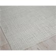Crescendo Handloomed Bamboo Silk Silver 2'x3' Area Rug
