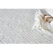 Crescendo Handloomed Bamboo Silk White 12'x15' Area Rug