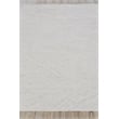 Crescendo Handloomed Bamboo Silk White 4'x6' Area Rug