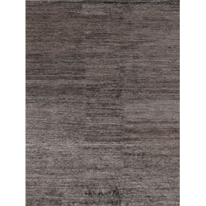 Crush Hand-Knotted Bamboo Silk Charcoal/Gray 9'x12' Area Rug