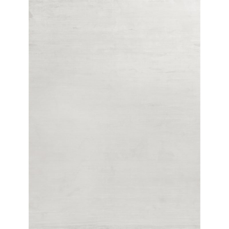 Dove Handloomed Viscose White 6'x9' Area Rug