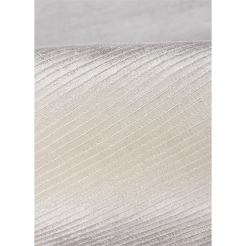 Dove Handloomed Viscose White 9'x12' Area Rug
