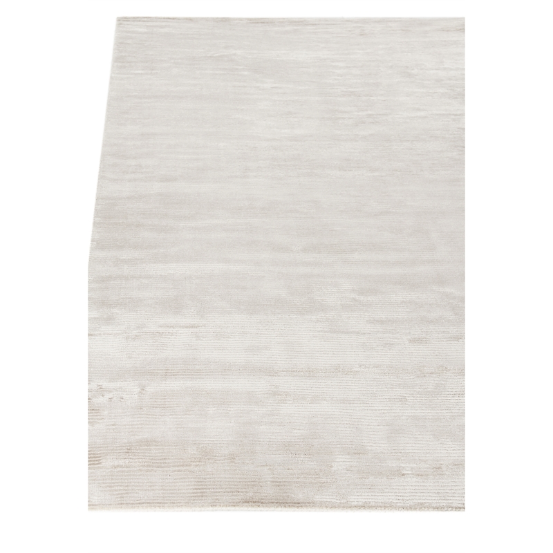 Dove Handloomed Viscose Silver 9'x12' Area Rug