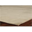 Dove Handloomed Viscose Ivory 4'x6' Area Rug