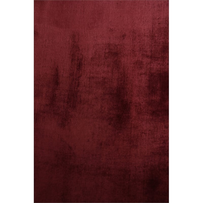 Dove Plain Handloomed Viscose Red 9'x12' Area Rug