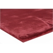 Dove Plain Handloomed Viscose Red 9'x12' Area Rug