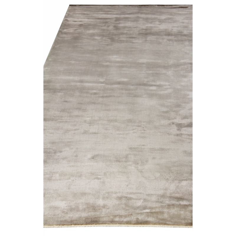 Dove Plain Handloomed Viscose Light Beige 12'x15' Area Rug