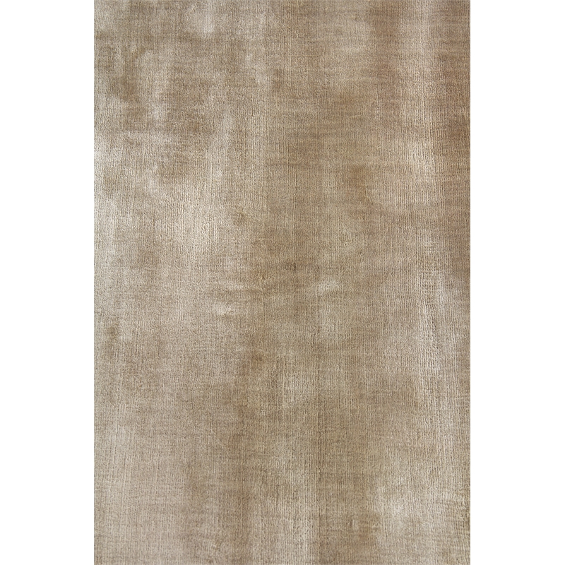 Dove Plain Handloomed Viscose Light Beige 12'x15' Area Rug