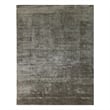 Dove Plain Handloomed Viscose Dark Gray 8'x10' Area Rug