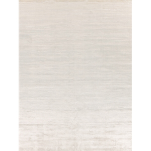 Dove Plain Handloomed Viscose White 9'x12' Area Rug