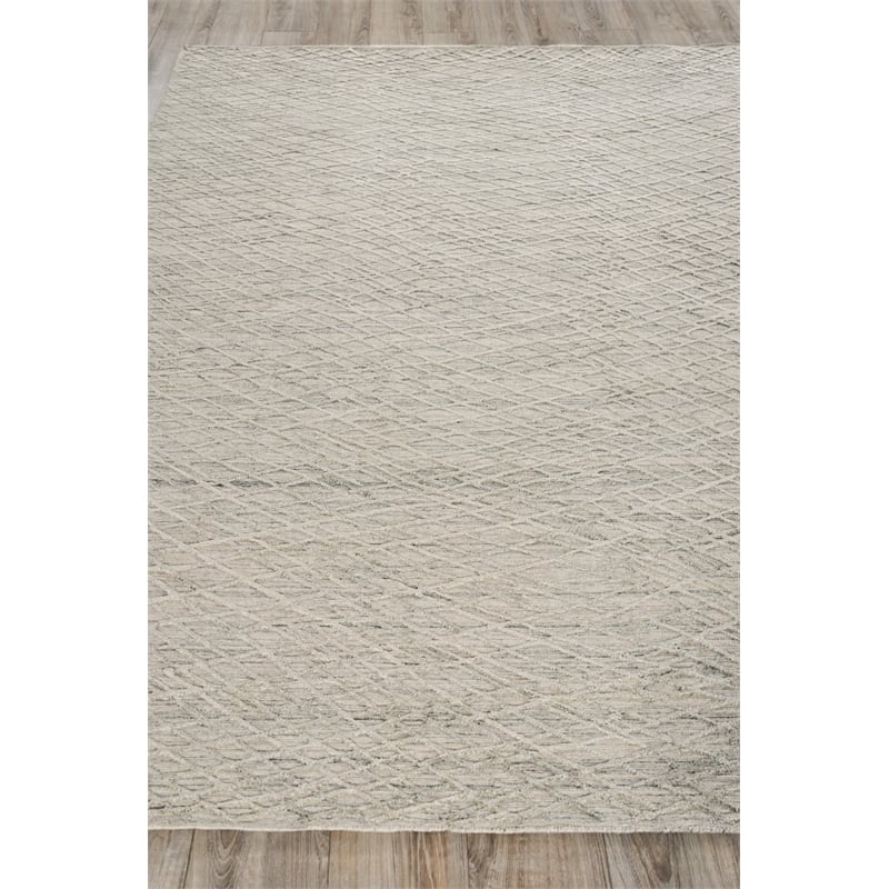 Crescendo Handloomed Bamboo Silk Beige 10'x14' Area Rug