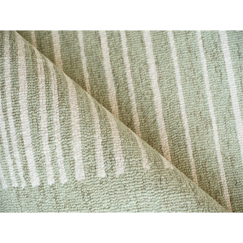 Dusseldorf Hand-Tufted New Zealand Wool Sage Green/Ivory 15'x20' Area Rug