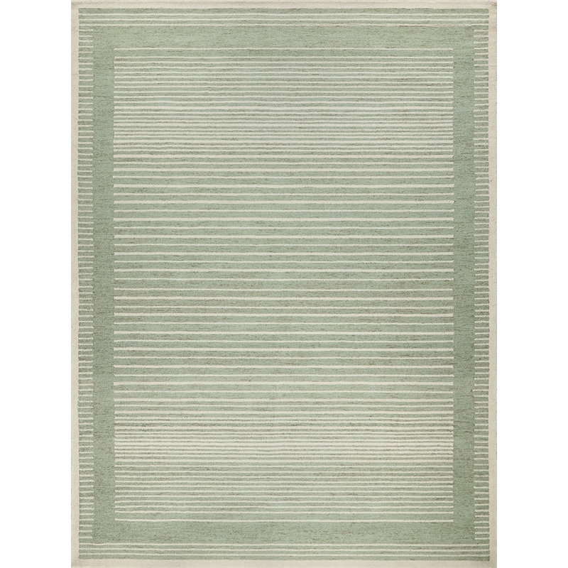 Dusseldorf Hand-Tufted New Zealand Wool Sage Green/Ivory 15'x20' Area Rug