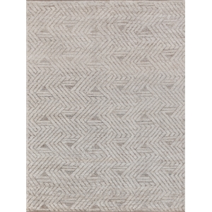 Eaton Hand-Knotted Wool/Bamboo Silk Beige 8'x10' Area Rug