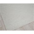 Crescendo Handloomed Bamboo Silk Silver 4'x6' Area Rug