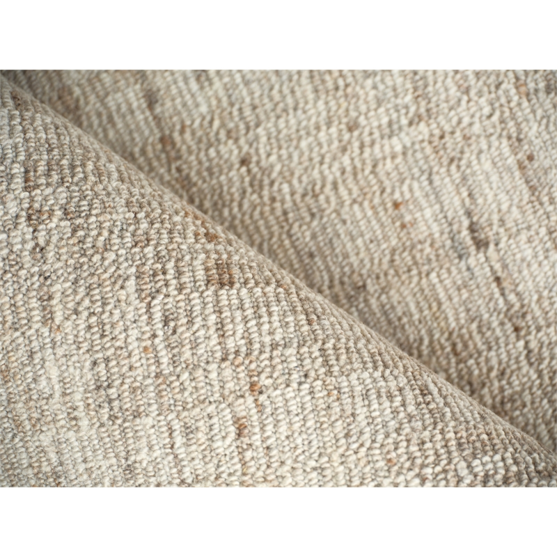 Desi Hand-Knotted Wool Light Beige 8'x10' Area Rug