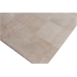Distressed Suede Hand-Tufted Leather Suede Beige 9'6