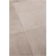 Distressed Suede Hand-Tufted Leather Suede Beige 9'6