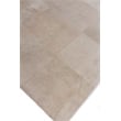Distressed Suede Hand-Tufted Leather Suede Beige 9'6
