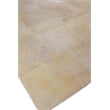 Distressed Suede Hand-Tufted Leather Suede Ivory 8'x11' Area Rug