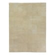 Distressed Suede Hand-Tufted Leather Suede Ivory 8'x11' Area Rug
