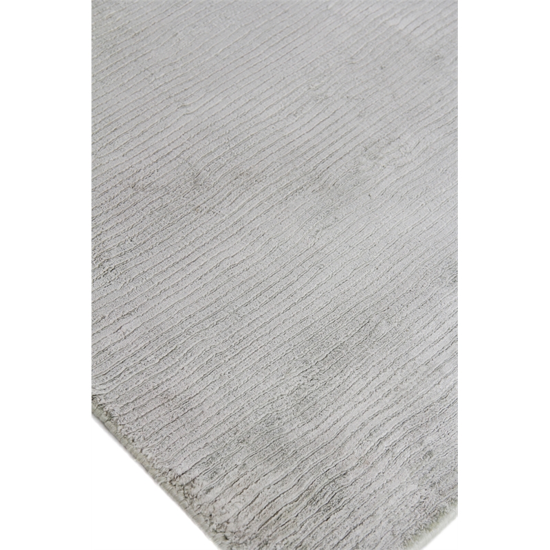Dove Handloomed Viscose Light Blue 9'x12' Area Rug