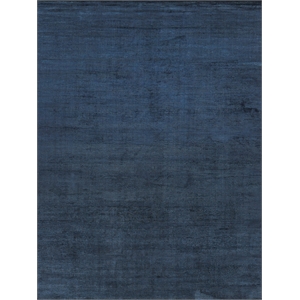 Dove Handloomed Viscose Navy 10'x14' Area Rug