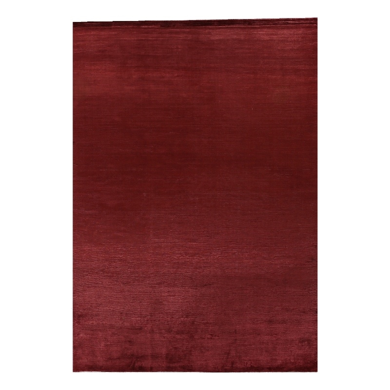 Dove Handloomed Viscose Red 10'x14' Area Rug