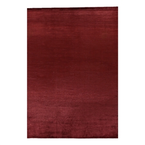 Dove Handloomed Viscose Red 10'x14' Area Rug