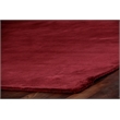 Dove Handloomed Viscose Ruby Red 8'x10' Area Rug