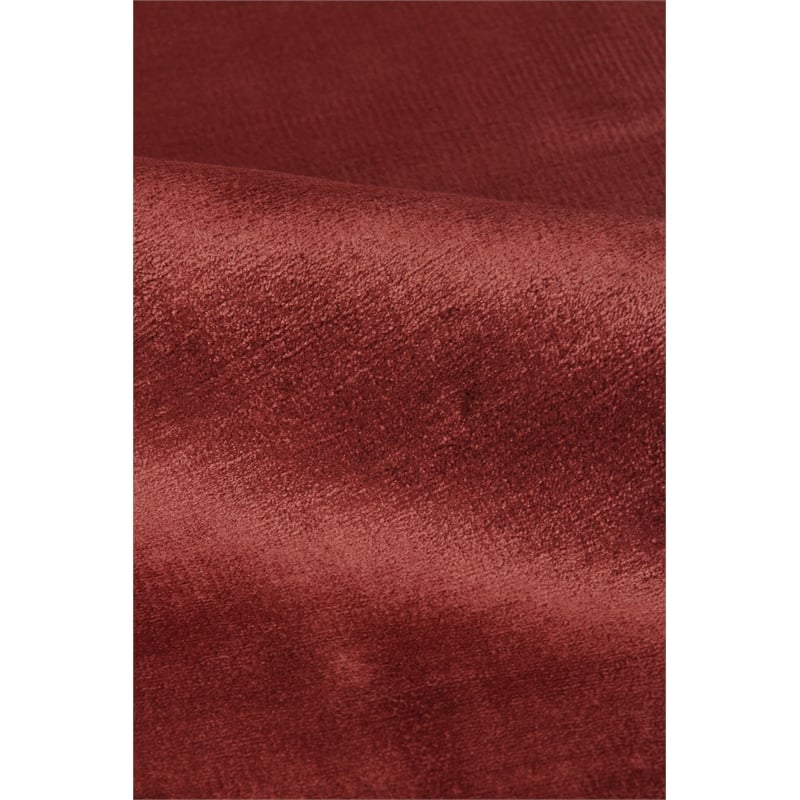 Dove Handloomed Viscose Ruby Red 8'x10' Area Rug