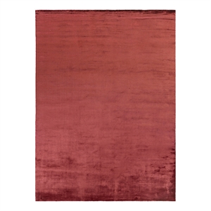 Dove Handloomed Viscose Ruby Red 8'x10' Area Rug