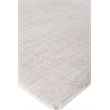 Duo Handloomed Wool/Bamboo Silk White/Beige 2'x3' Area Rug