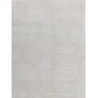 Duo Handloomed Wool/Bamboo Silk White/Beige 2'x3' Area Rug