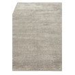Duo Handloomed Wool/Bamboo Silk Silver/Dark Gray 2'x3' Area Rug