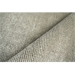 Duo Handloomed Wool/Bamboo Silk Silver/Dark Gray 2'x3' Area Rug