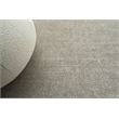 Duo Handloomed Wool/Bamboo Silk Silver/Dark Gray 2'x3' Area Rug